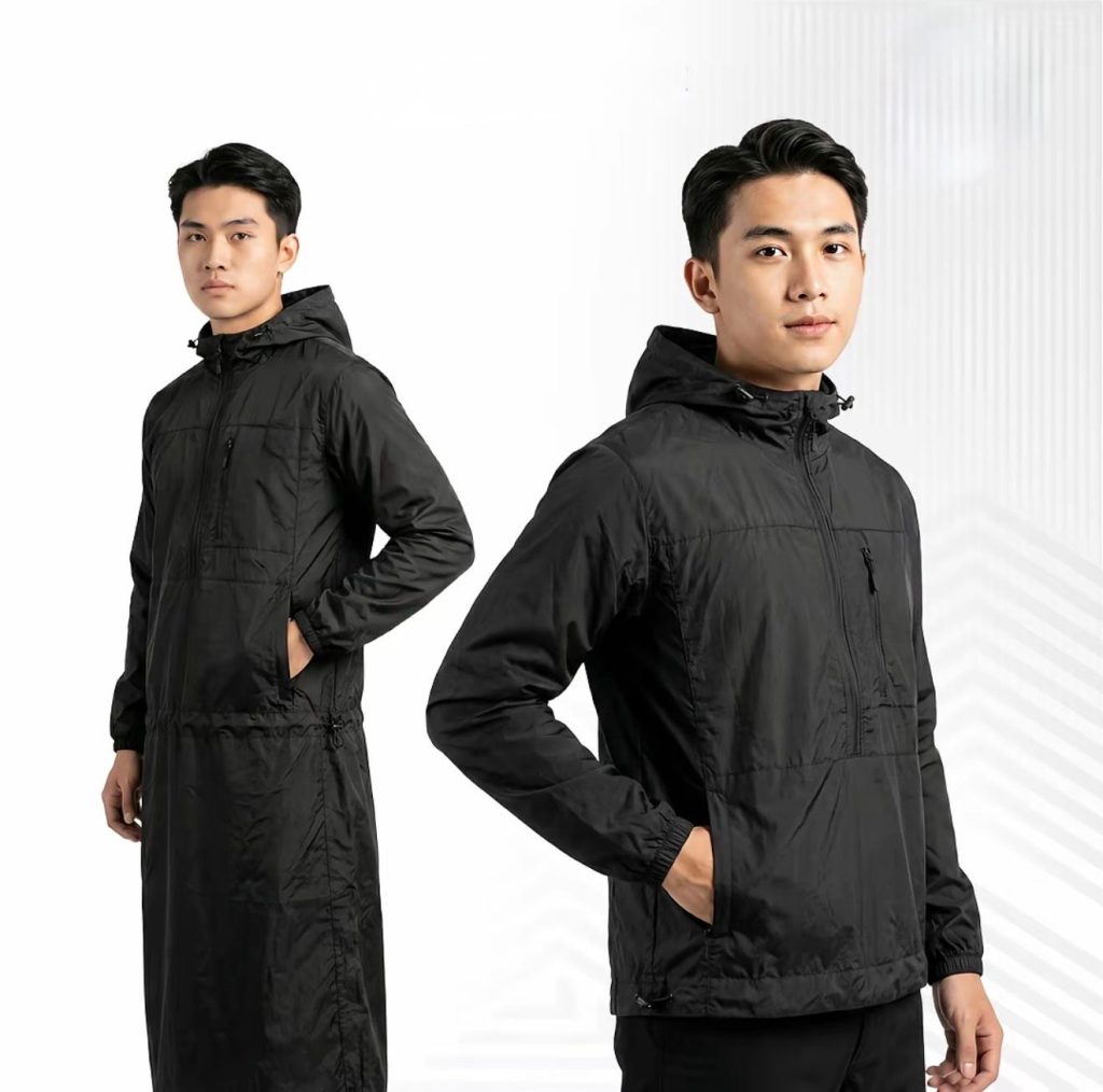 Tips Memilih Jaket Jubah yang Nyaman dan Stylish untuk Traveling Jaket jubah SAFARFIT yang stylish dan fungsional untuk traveling outdoor